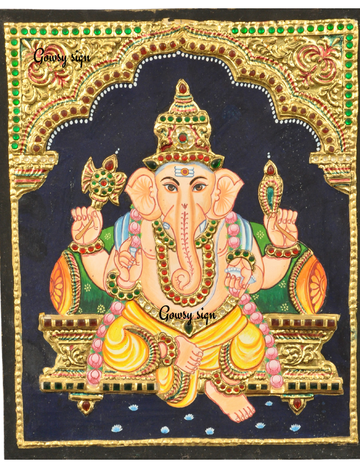 Lord Ganesh Tanjore Paintings