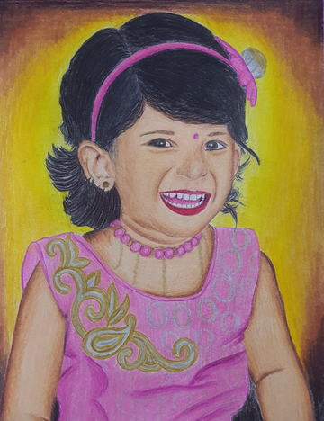 Custom Colour Pencil Portrait Sketch – Hand-Drawn from Your Photo | Personalized Gift Art